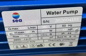 5.5hp Sea Surface Water Pump