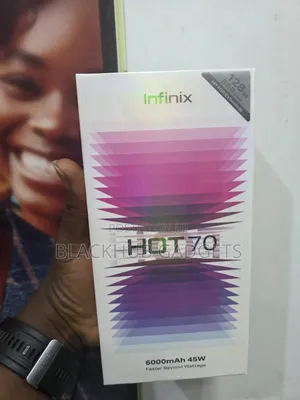 New Infinix Hot 70 128 GB Black