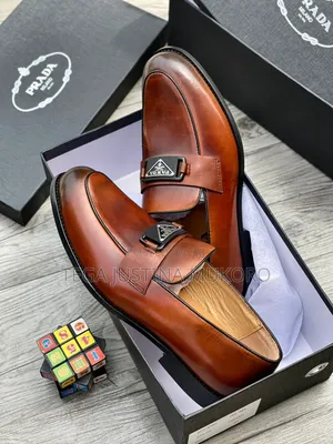 Luxury Prada Men's Flat Shoes