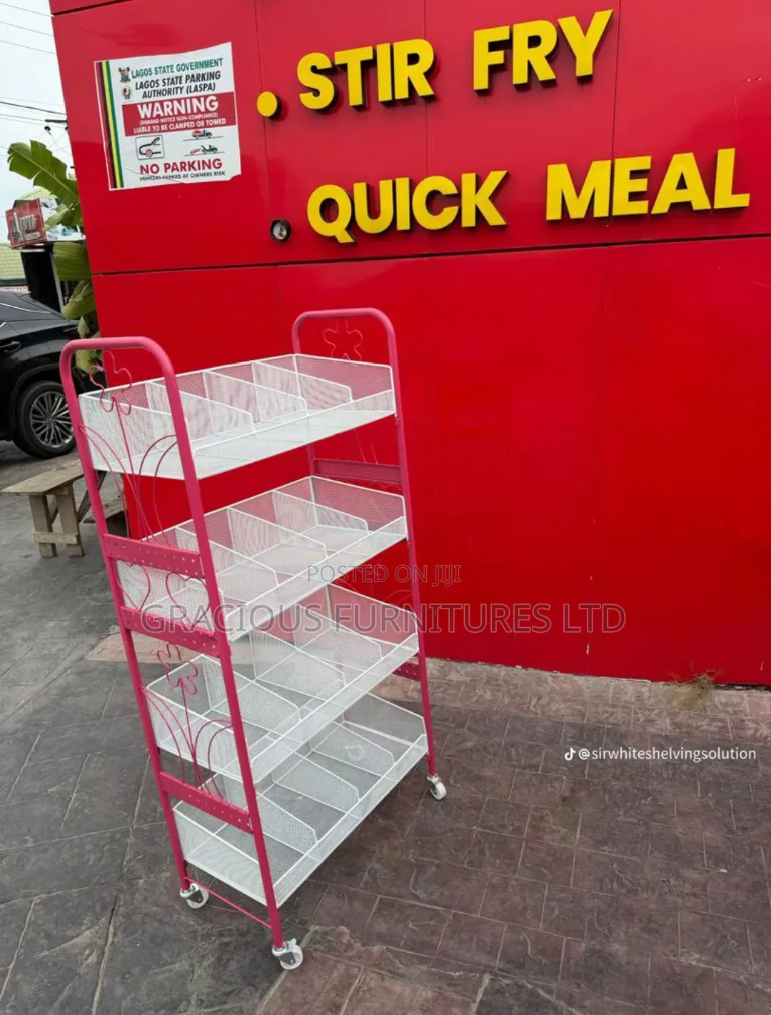 Mobile Display Rack