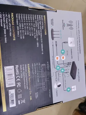 Marsriva Smart Mini Dc Ups 20000mah