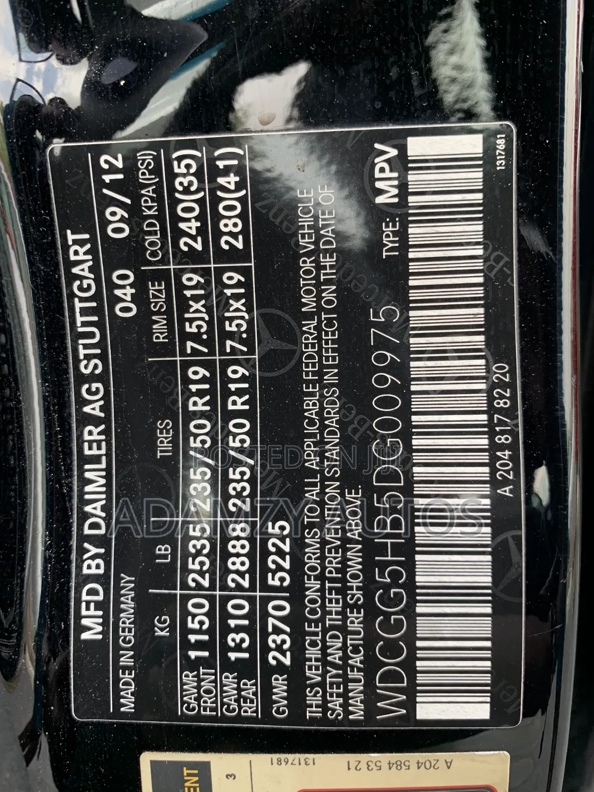 Mercedes-Benz GLK-Class 2013 Black