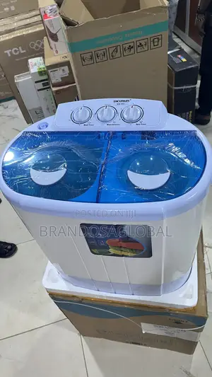 Skyrun 5kg Twin Tub Washing Machine Wm-5sh–Fast Spin Dry Laundry