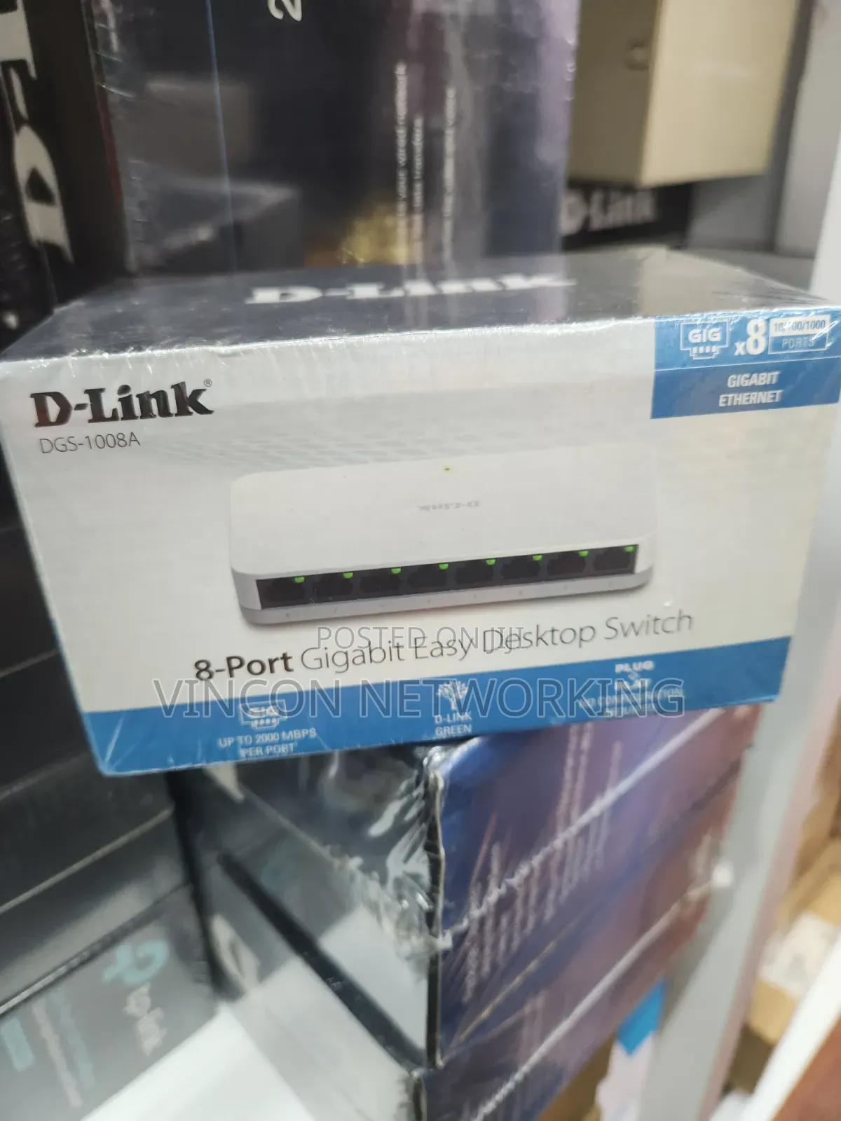 D-Link 8-Port Gigabit Desktop Switch