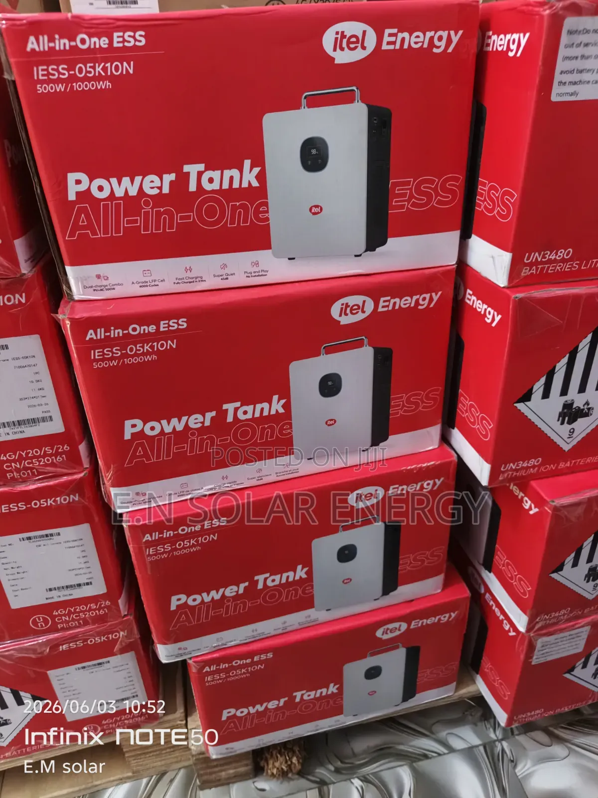 Solar Itel Power Tank Product Available