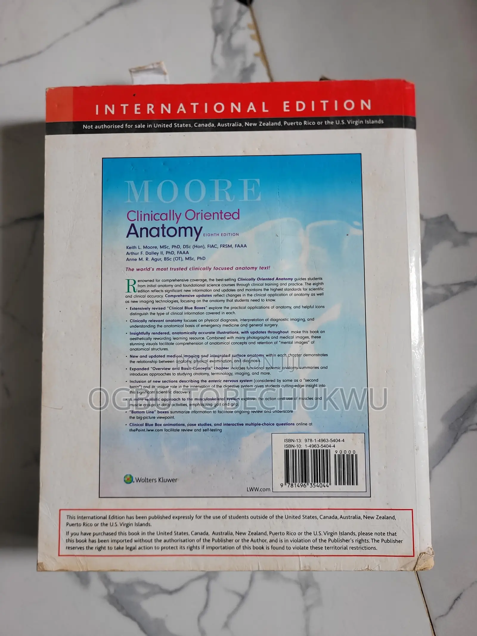 Clinically Oriented Anatomy 8th Edition
