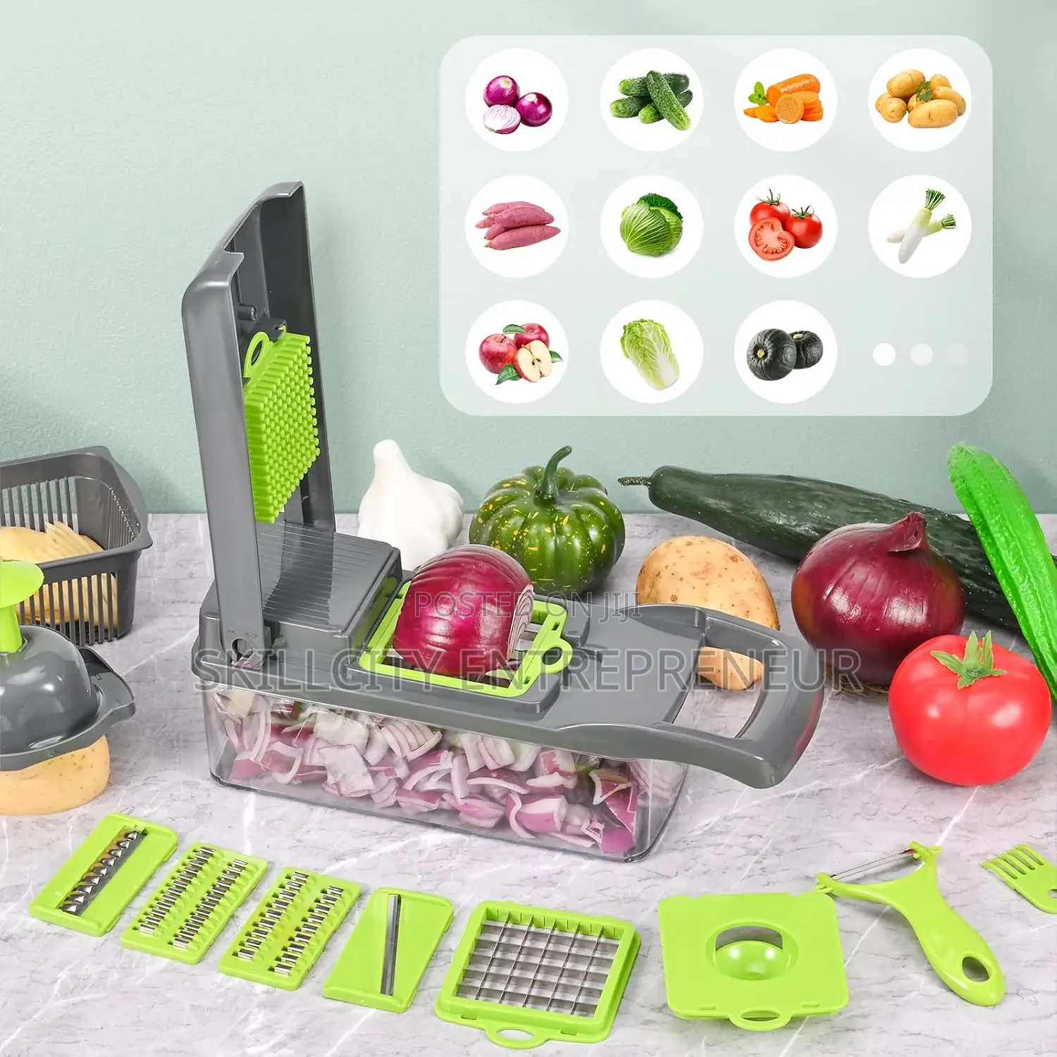 16 Pc's Multifunctional Slicer