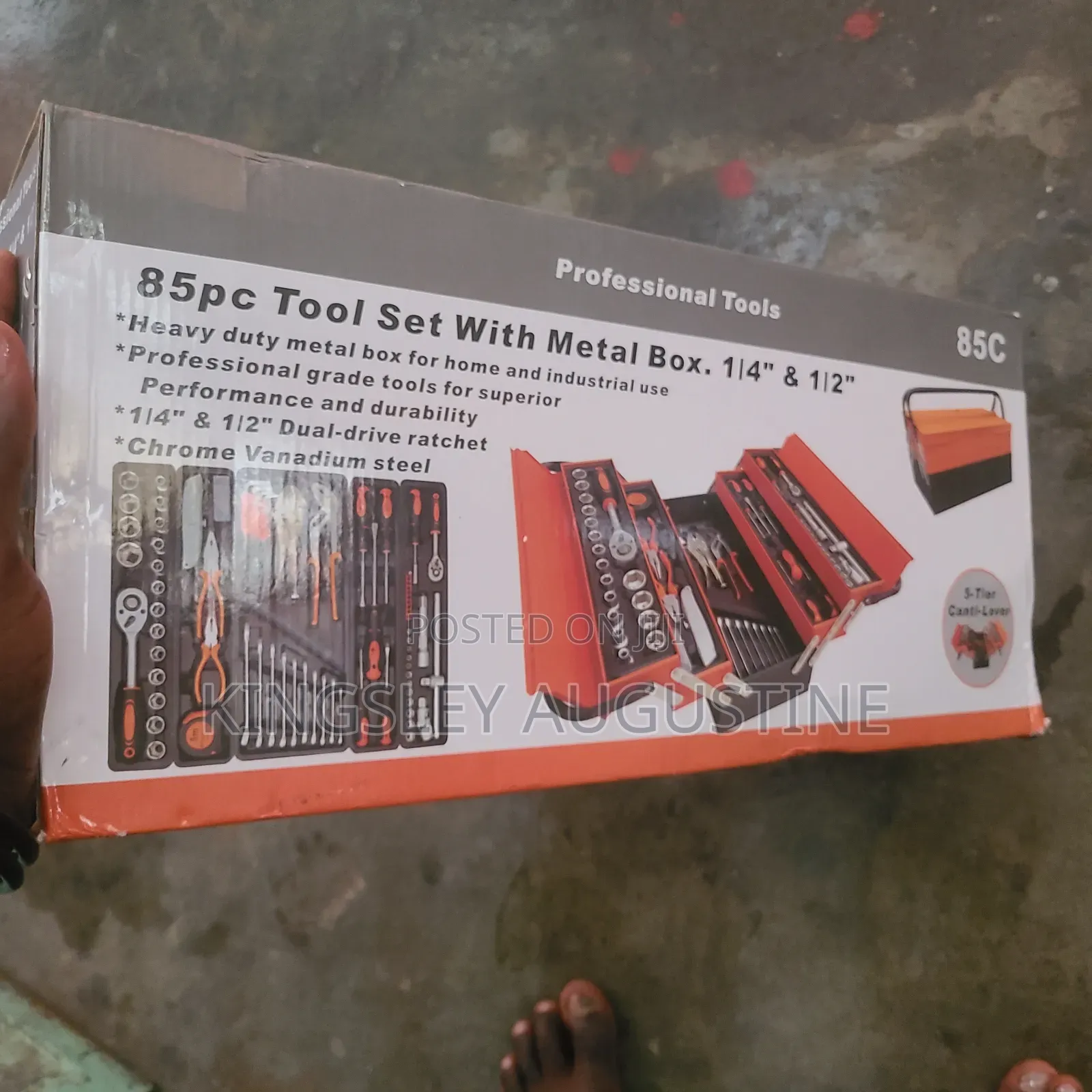 Compete Set Mechanical Tools Box