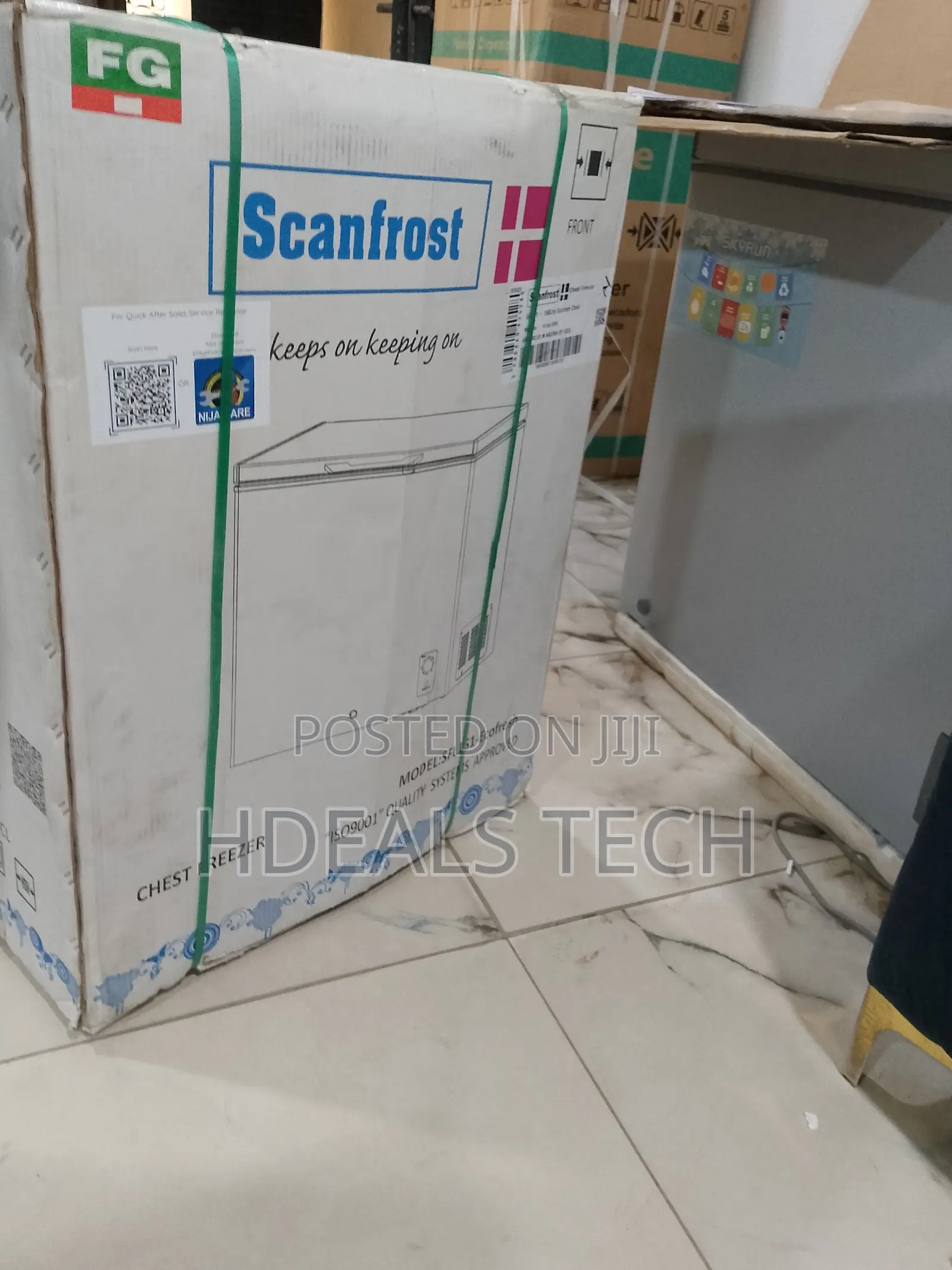 Scanfrost 150l Large Capacity Deep Freezer With Rapid Freeze Function