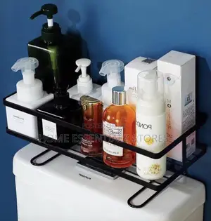 Over the Toilet Tank Shelf - Bathroom Organizer Rack