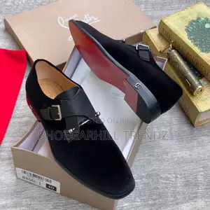 Cl Premium Suede Monk Strap Shoes – Corporate Casual Wear
