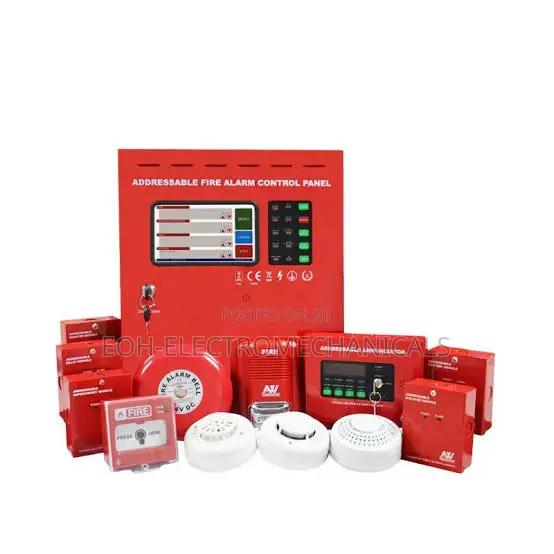 Fire Alarm Panel With Accessorise