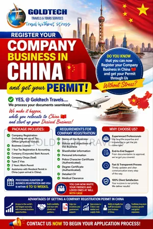 Register Your Company Business In China 🇨🇳 And Get Your Permit!