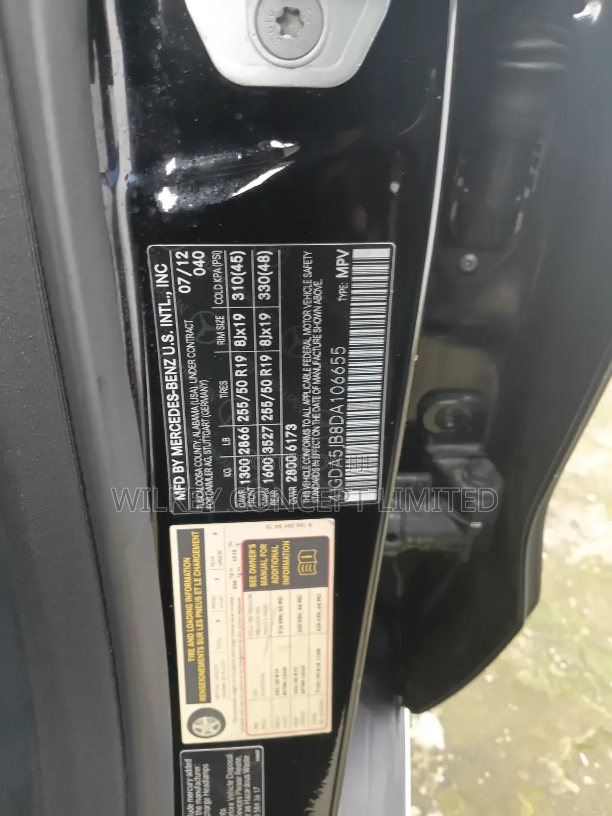 Mercedes-Benz M Class 2013 Black