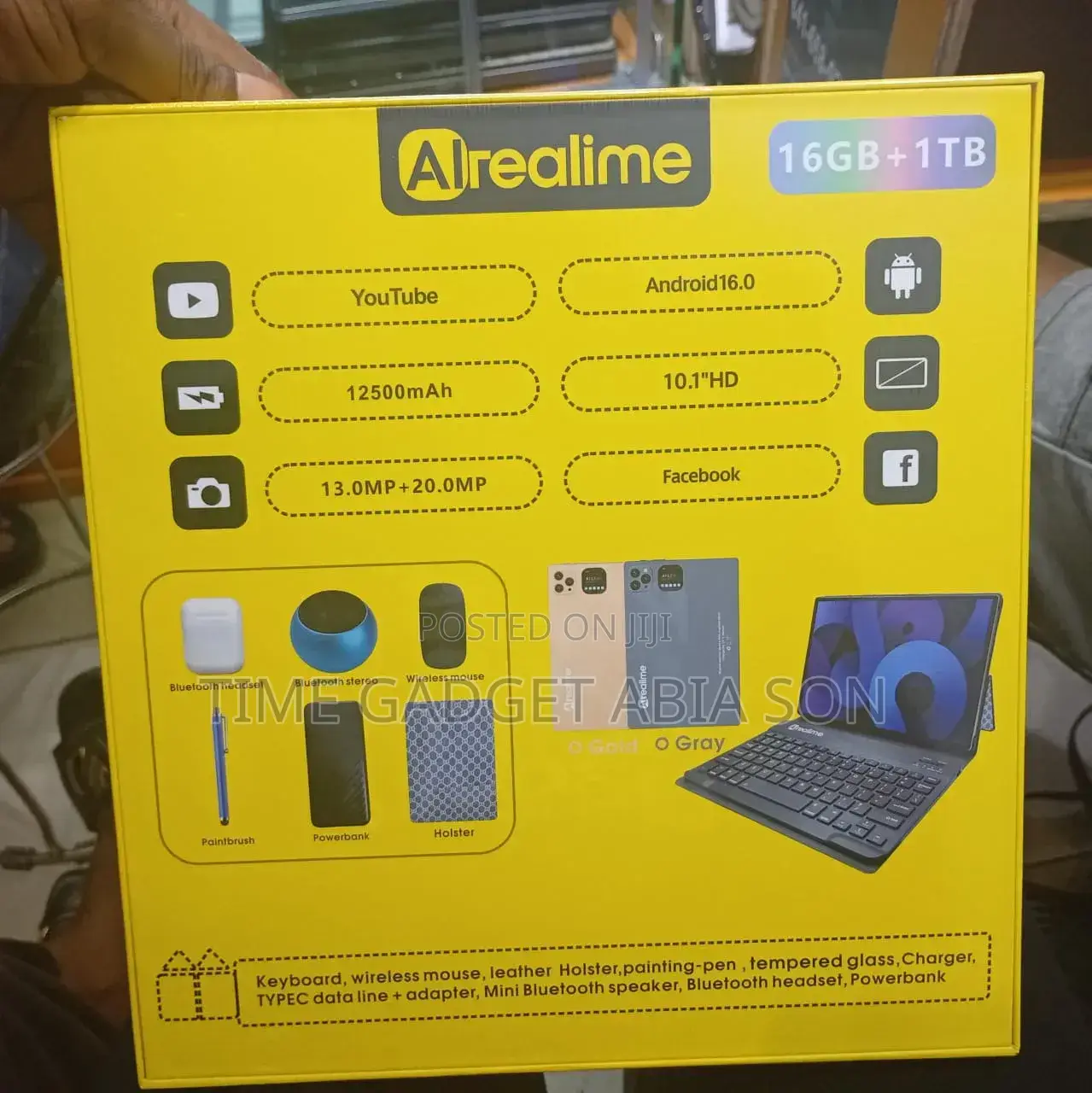 Realime Pad 55 Ultra Max 16 GB Black