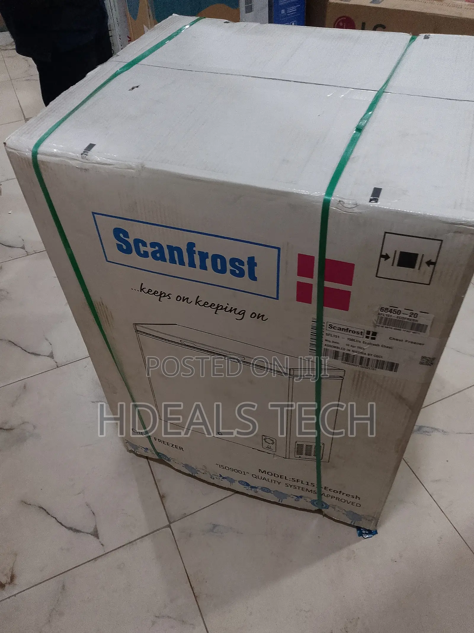 Scanfrost 150l Efficient Deep Freezer for Homes, Shops, and Offices