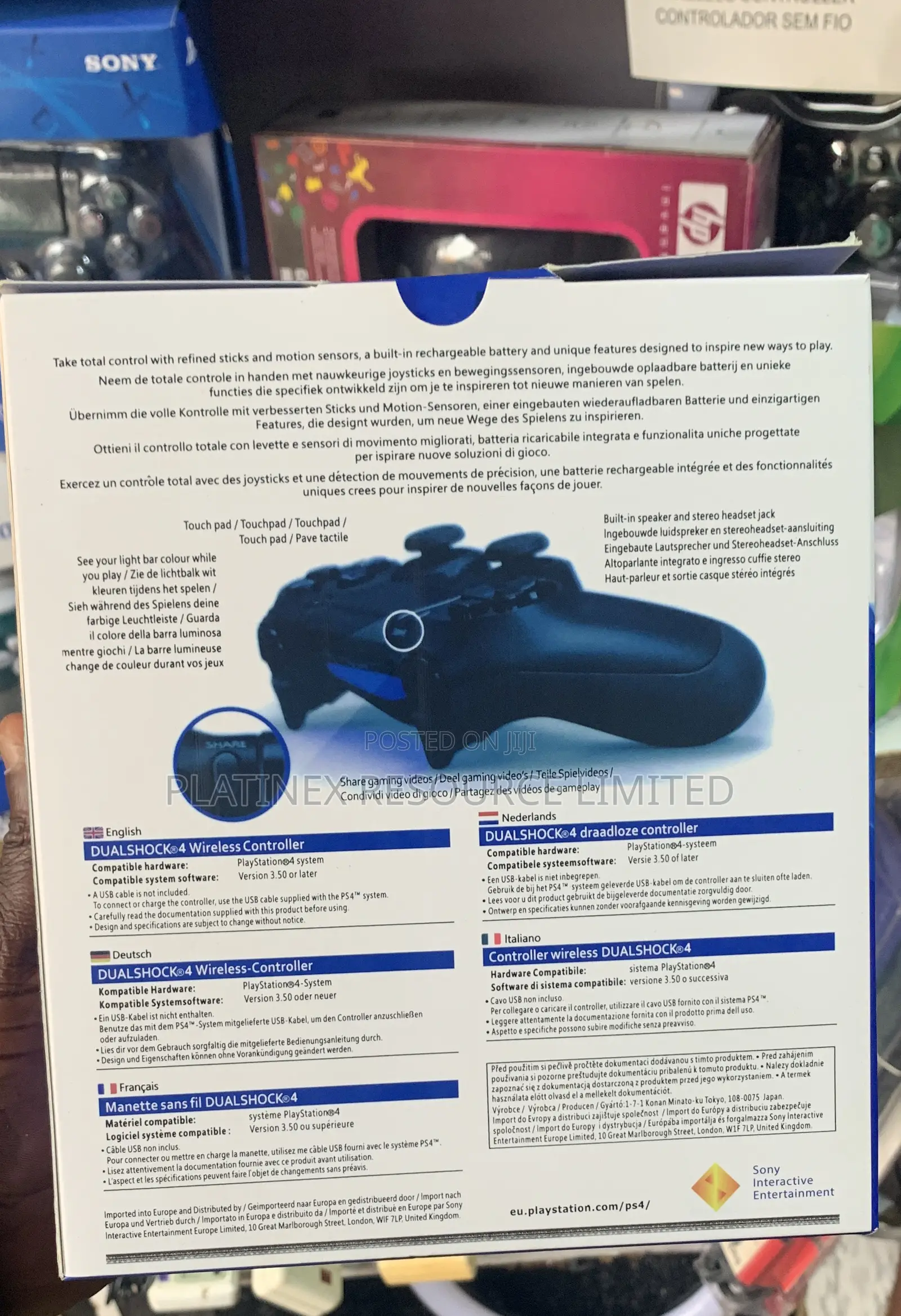 Ps 4 Wireless Controller (Pad)
