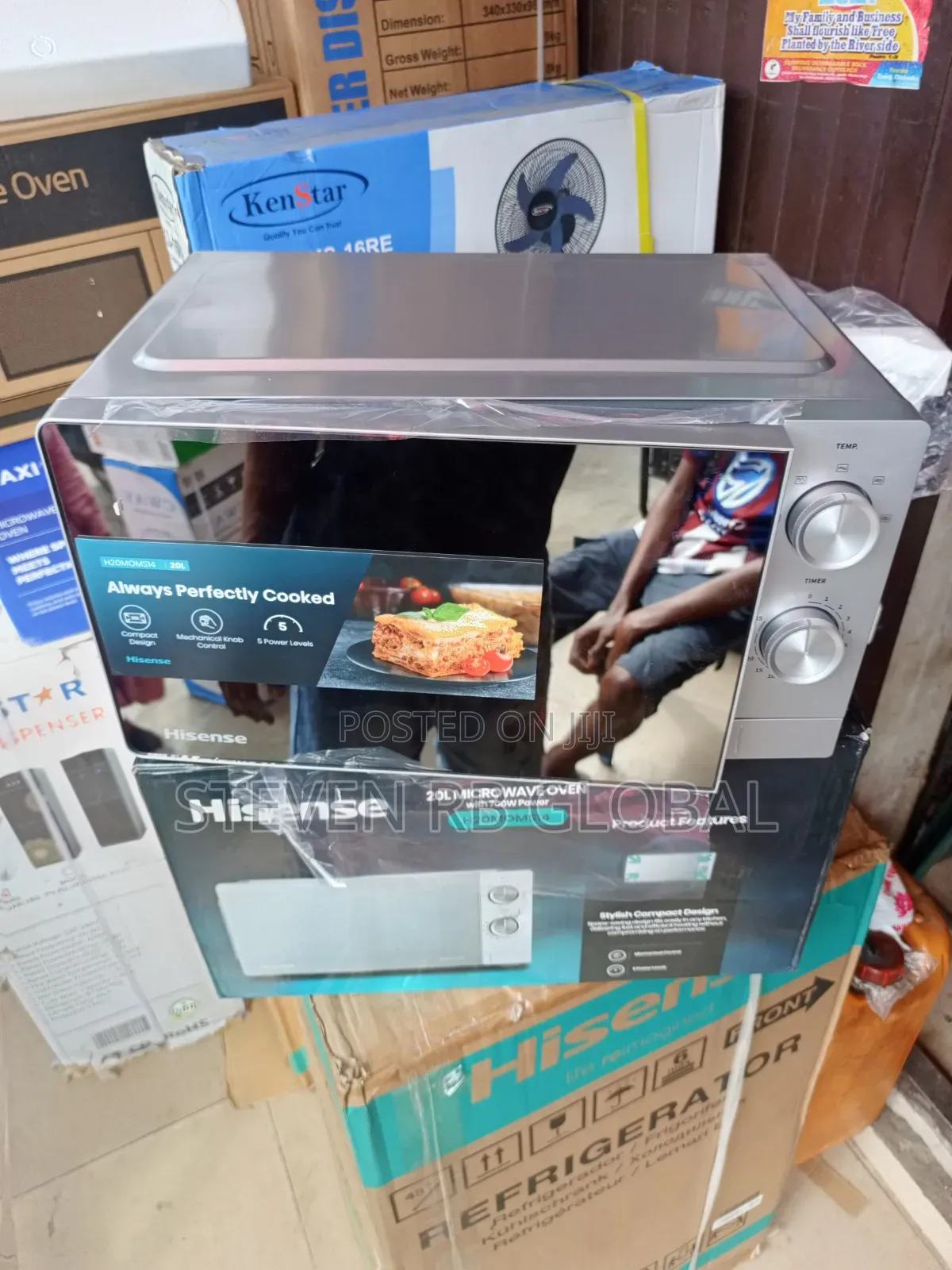 Hisense Microwave 20l | 20moms10-H (Manual) – Silver