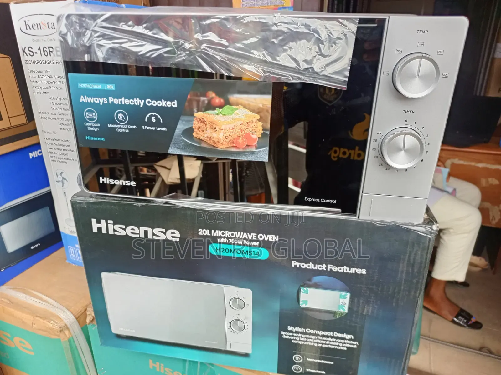 Hisense Microwave 20l | 20moms10-H (Manual) – Silver