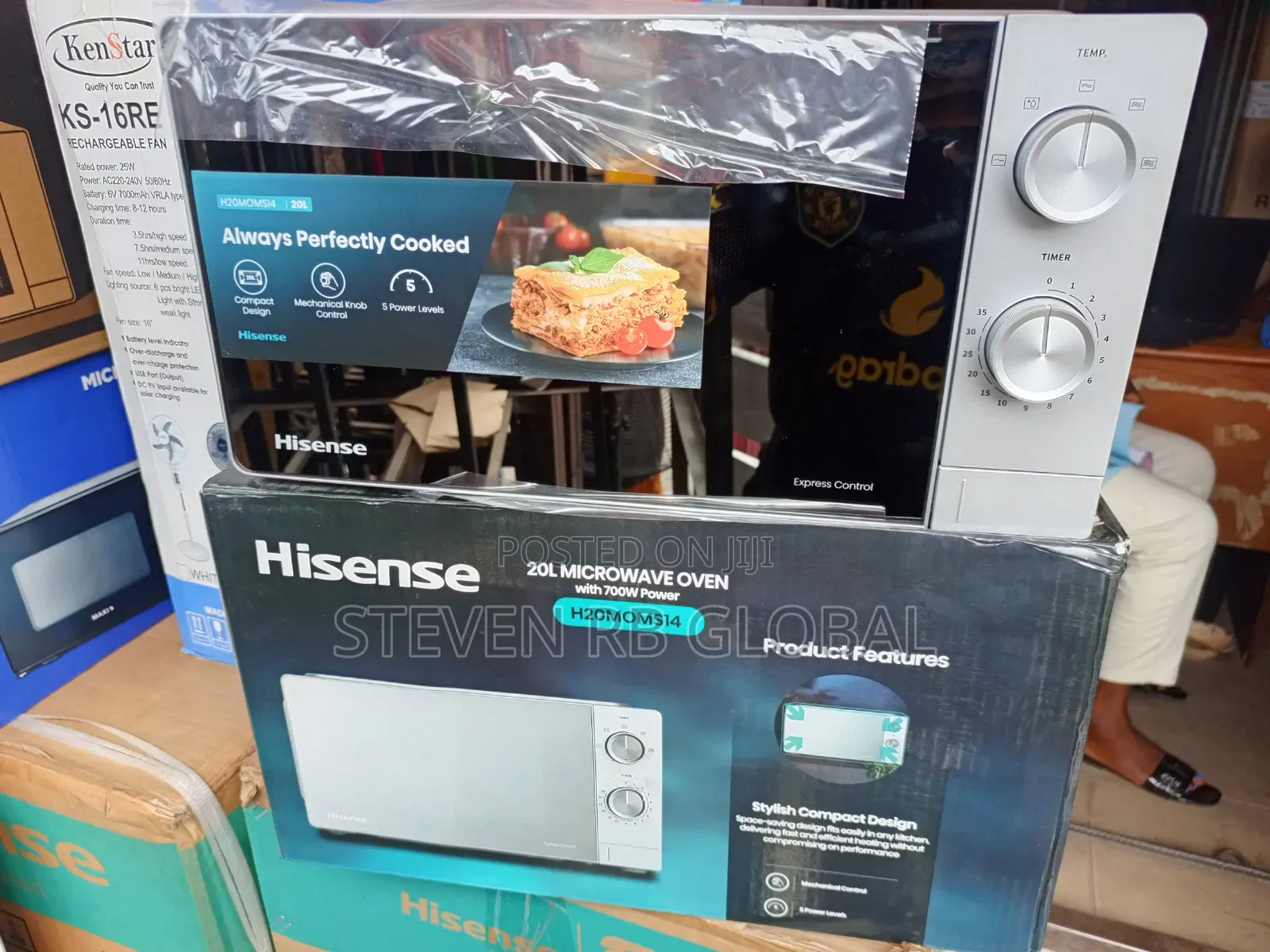Hisense Microwave 20l | 20moms10-H (Manual) – Silver