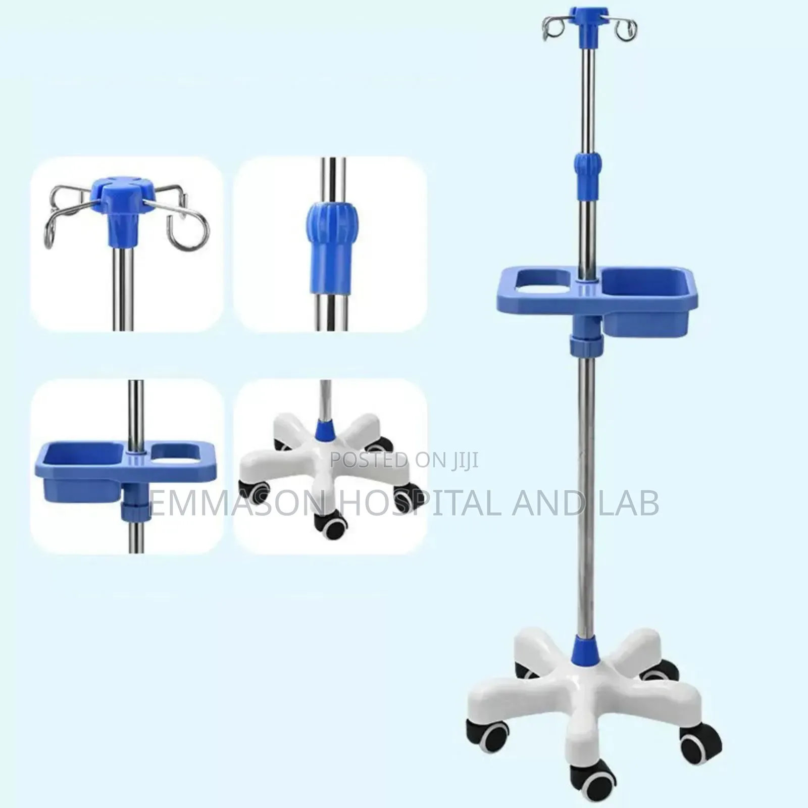 Drip Stand With Infusion Basket