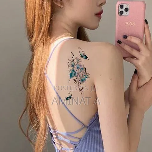 Bare Chip Temporary Tattoo Stickers(Swipes for More Designs)