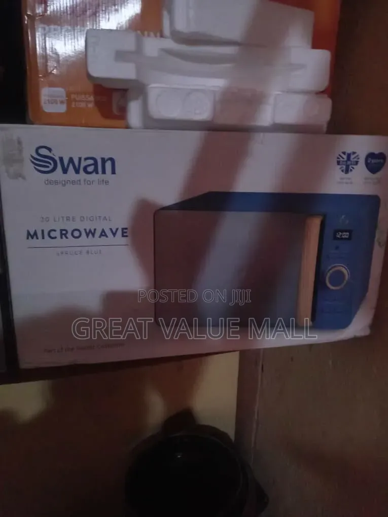 Swan 20 Litre Digital Microwave - Spruce Blue