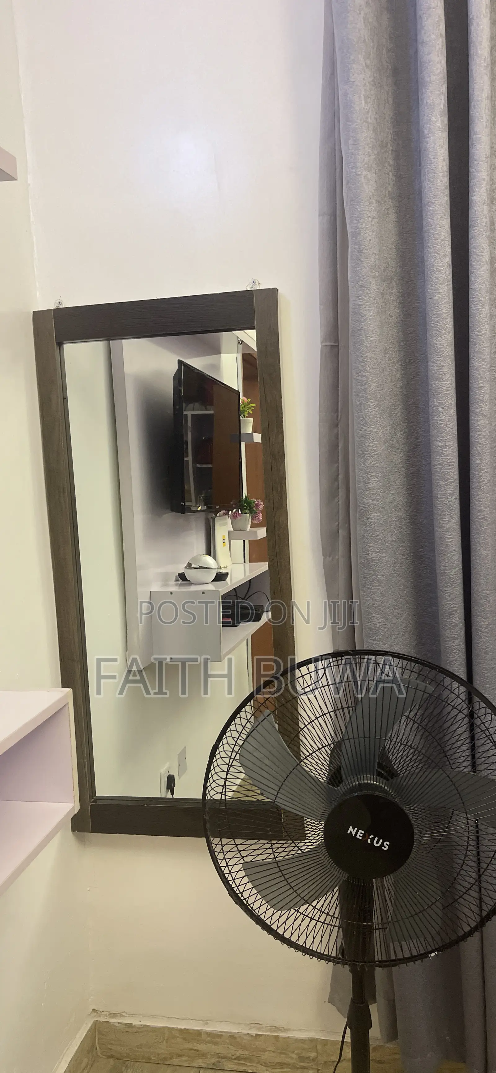 Brown Wooden Edge Mirror