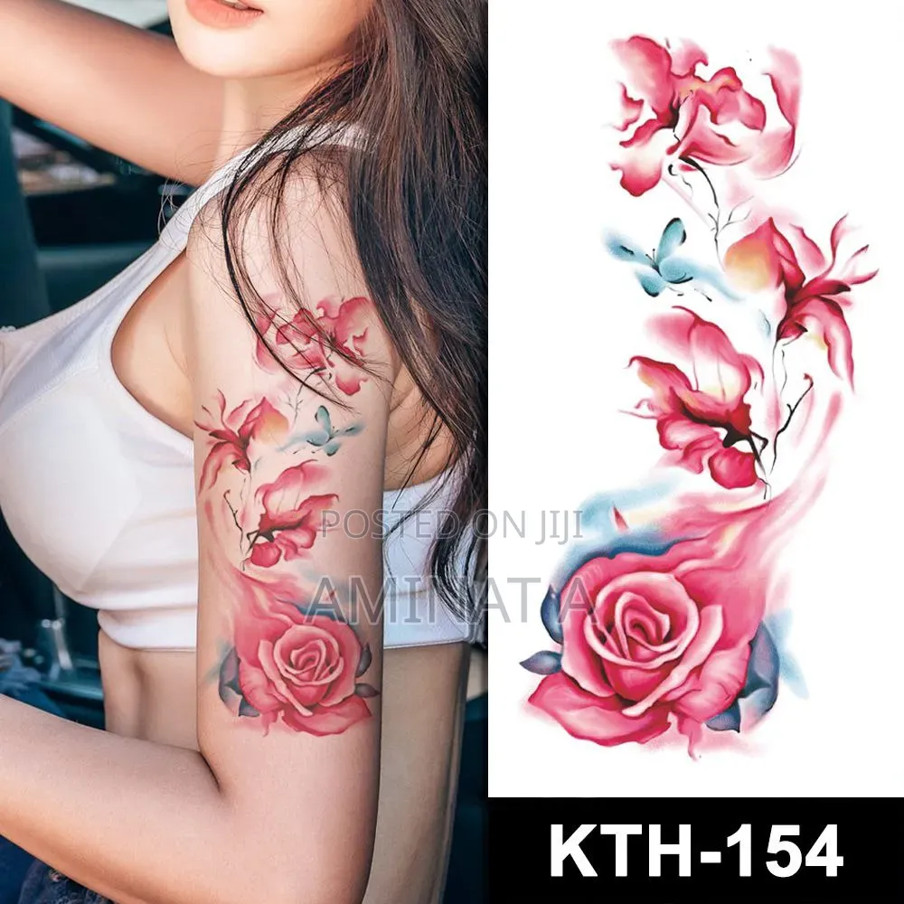 Colorful Temporary Tattoo Art Stickers