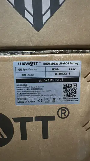 Luxwatt Lithium Battery 3kwh 24volts