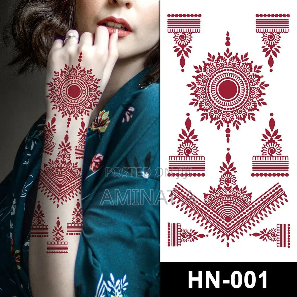 Henna Body Temporary Tattoo