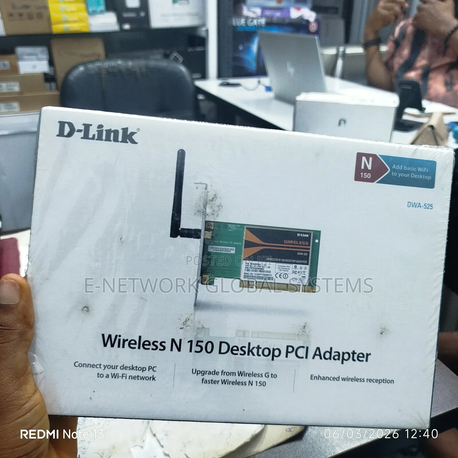 D-Link Wireless N150 Desktop PCL Adapter