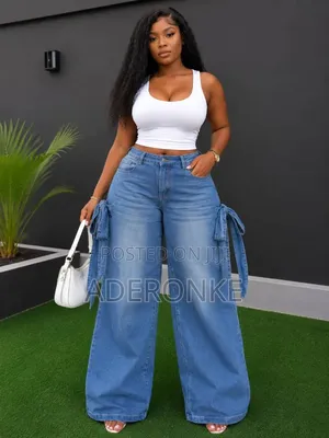 Quality Designer Female Baggy Jeans Available in Different Designs