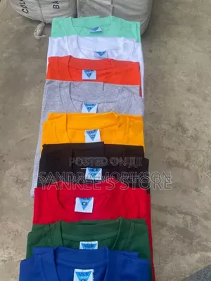 Plain T-Shirt for Both Men and Women