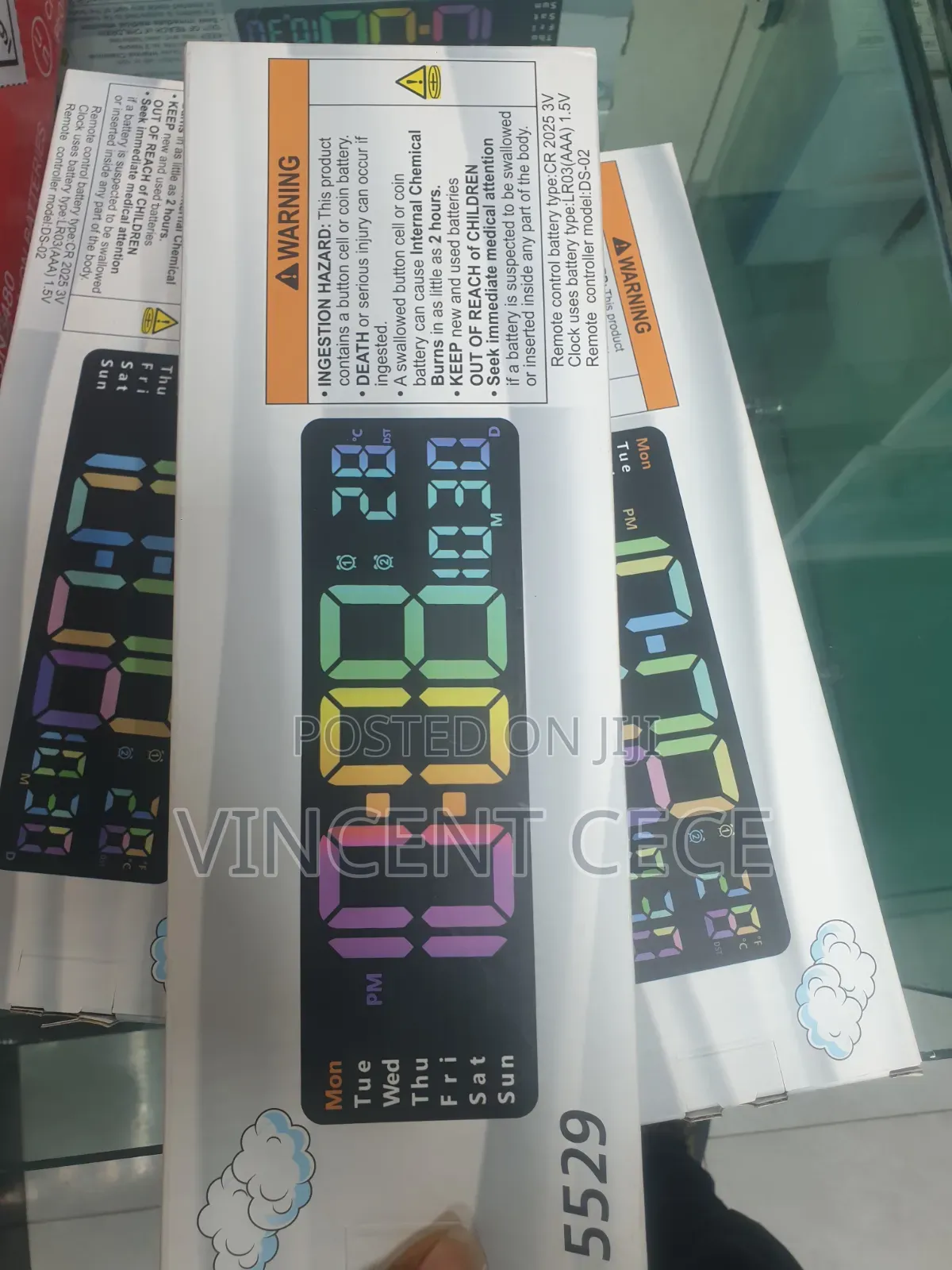 Digital Wall Clock 5529