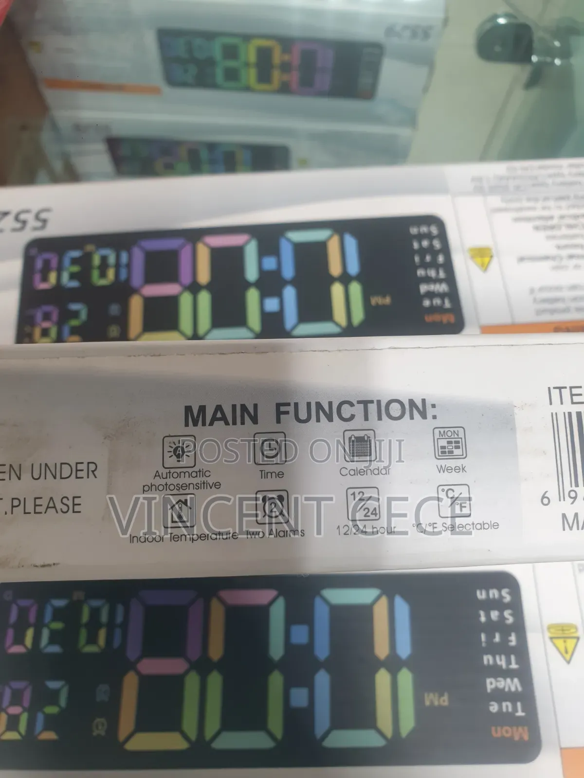 Digital Wall Clock 5529