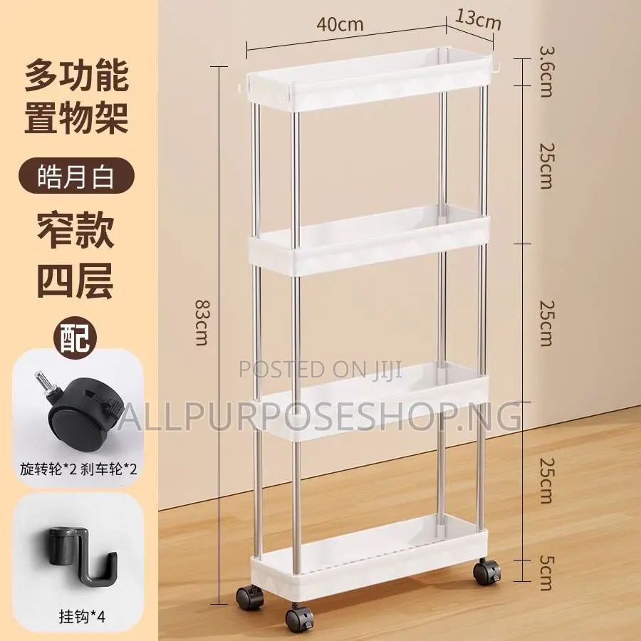 4 Layers Storage Trolley
