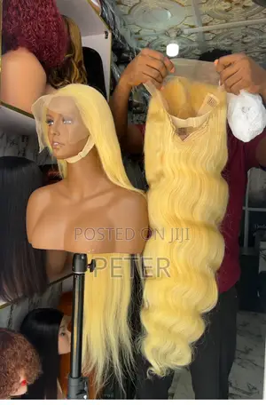 Luxury Swiss Frontal Blonde Wig