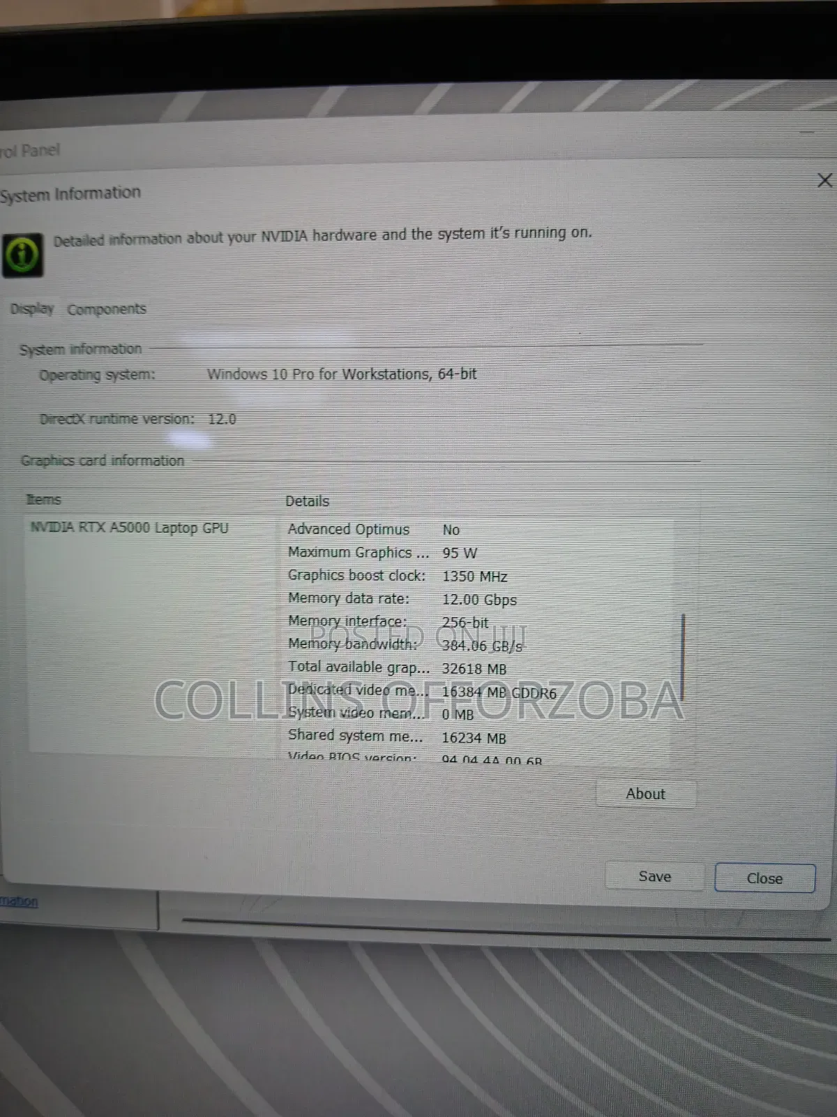 Laptop MSI 32GB Intel Core i9 SSD 512GB