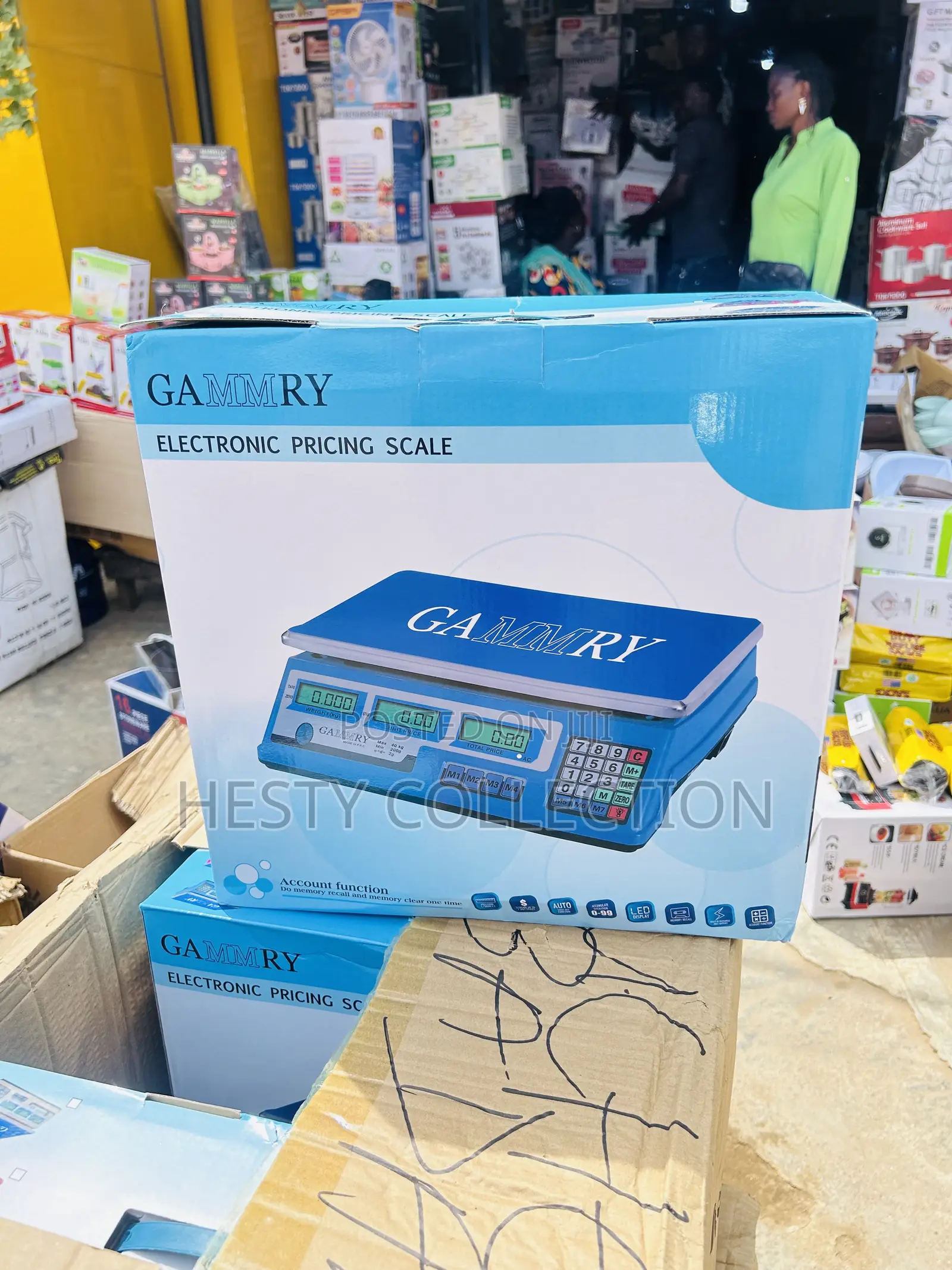 Camry Steel Digital Computing Weighing Scale 40kg