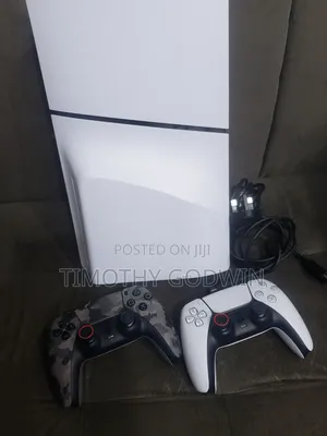 Uk Used Ps5 Slim With Game and Two Pad