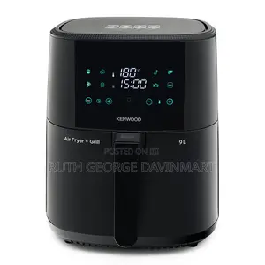 Kenwood 9l Digital Air Fryer Hfp92.000bk – Oil Free Cooking