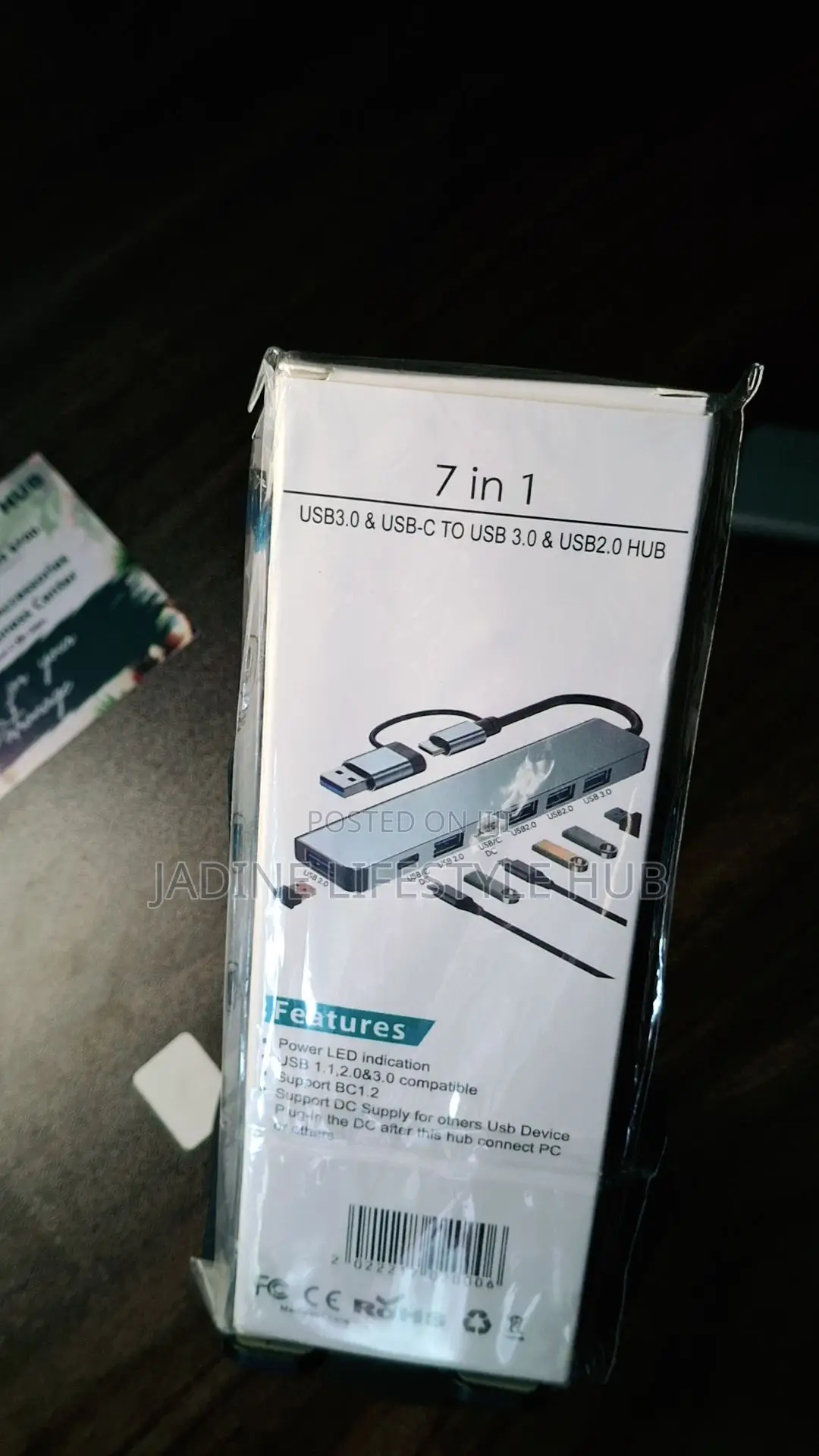 Computer Dc Usb Hub 7in1