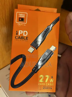 27w Super Fast Pd Cable (Type C to Lightning)