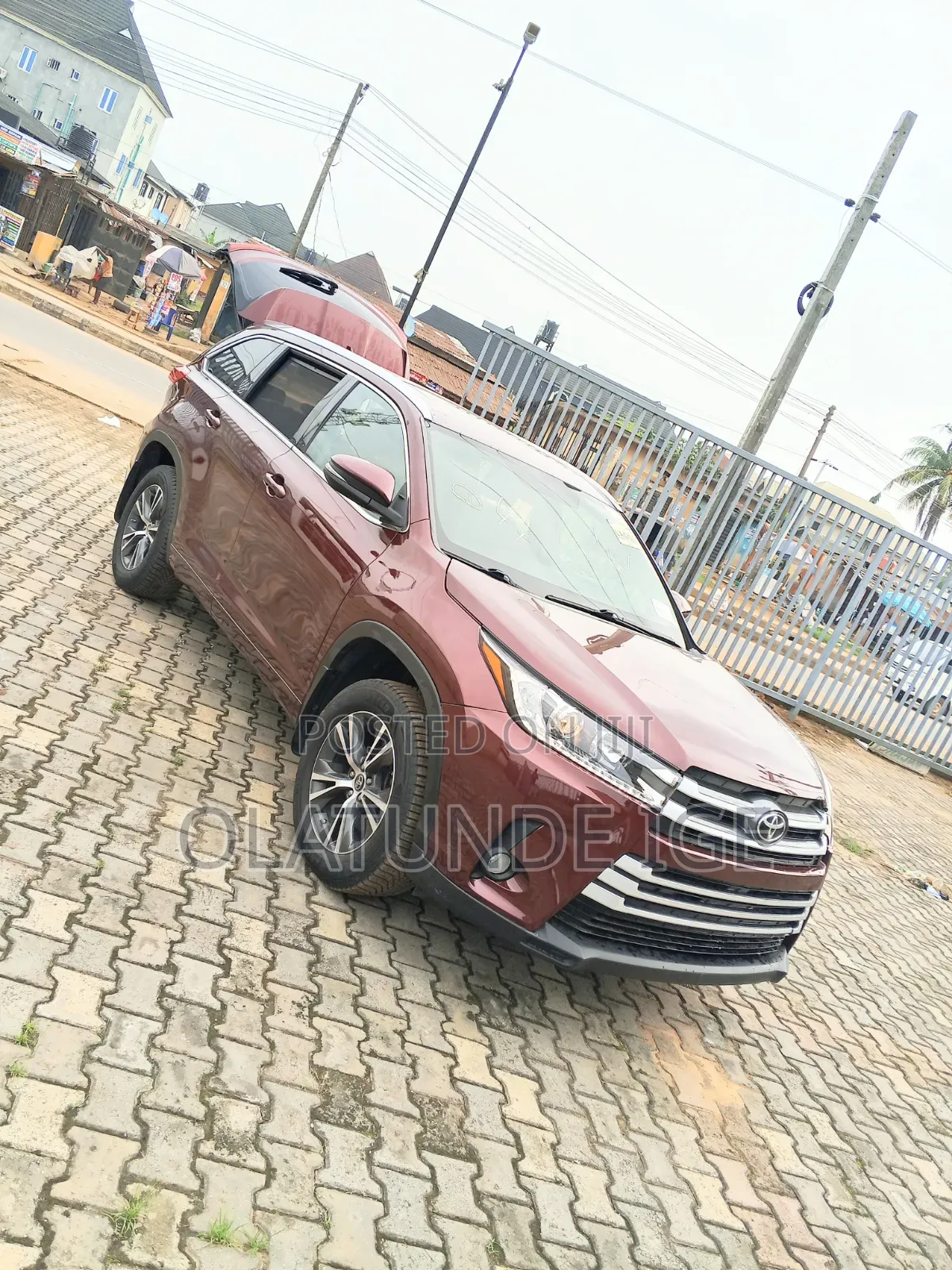 Toyota Highlander XLE V6 4x4 (3.5L 6cyl 6A) 2016 Burgundy