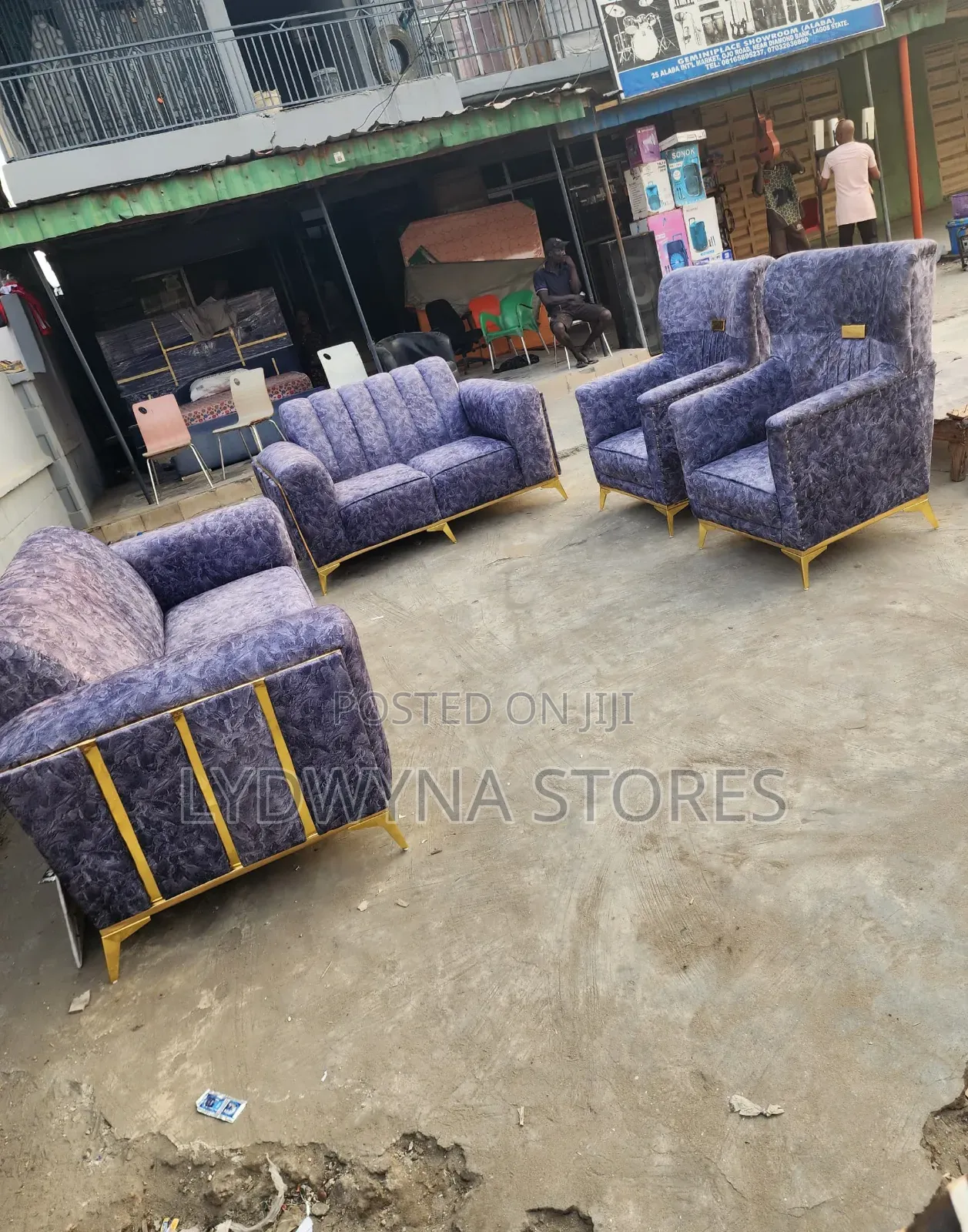Super Strong Luxury Quality 7 Seaters Fabric Sofa