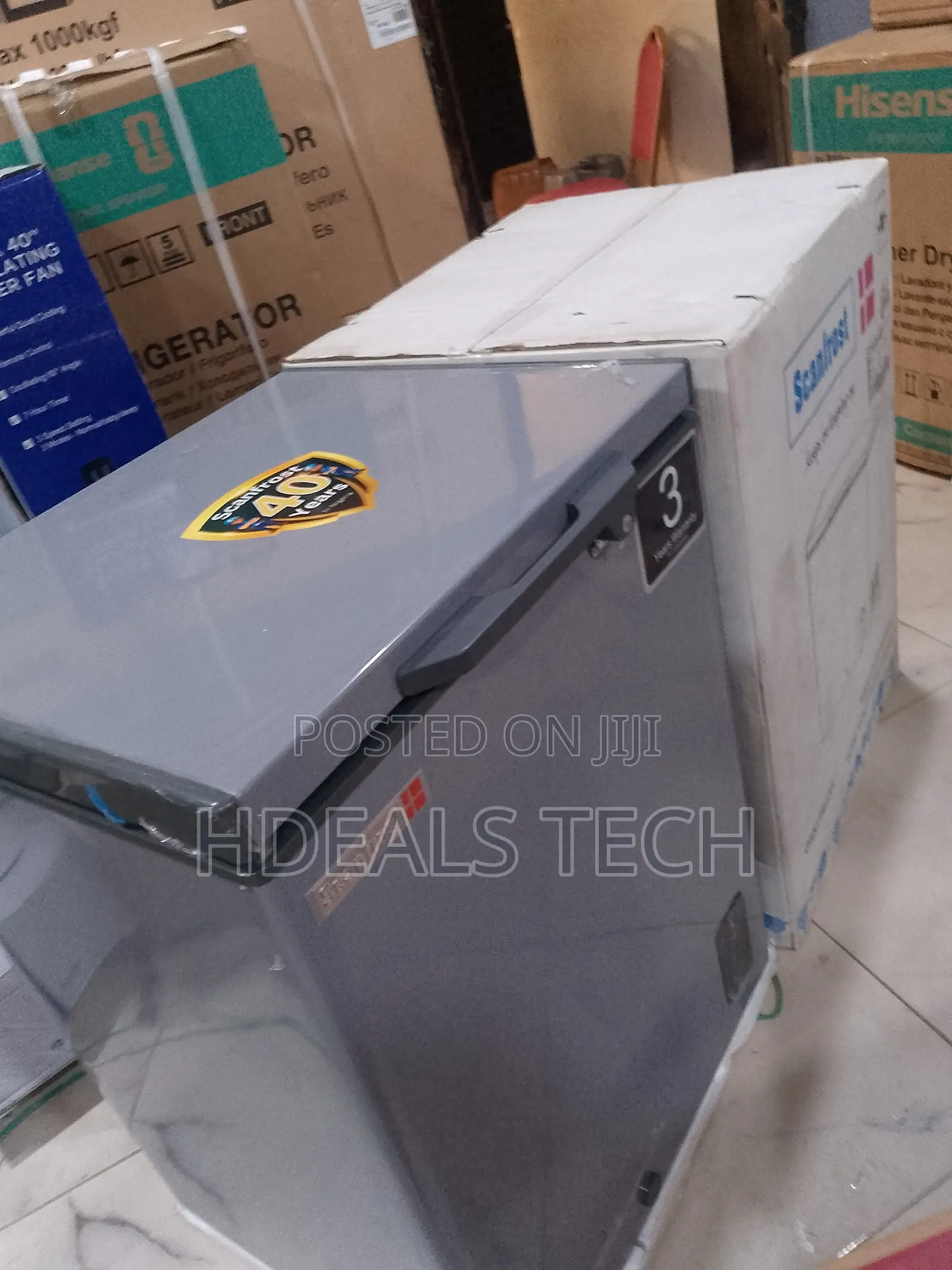 Scanfrost 150l Energy-Saving Deep Freezer for Home and Commercial Use