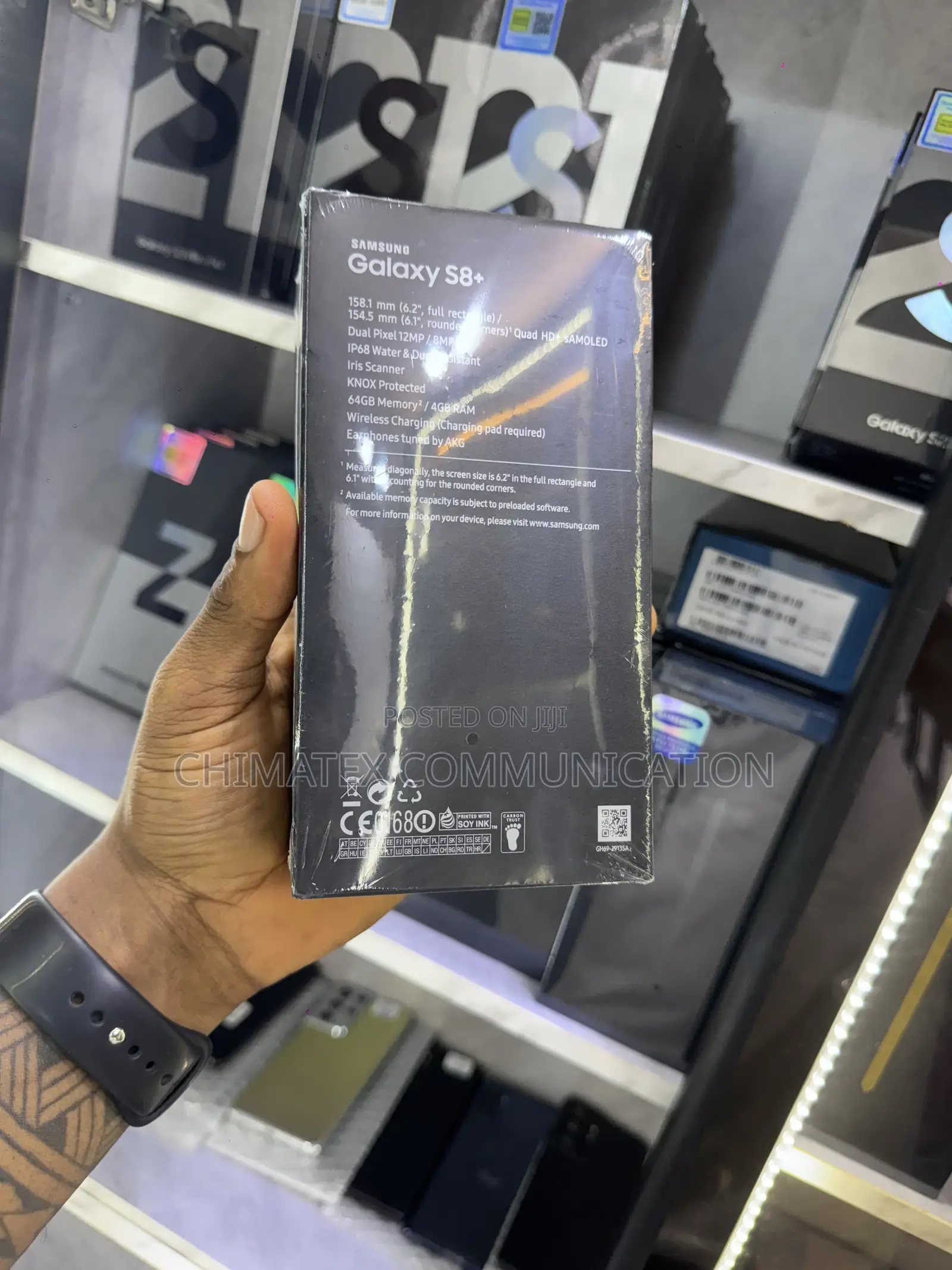 New Samsung Galaxy S8 Plus 64 GB Black