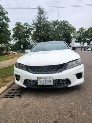 Honda Accord EX-L V-6 2dr Coupe w/Navigation (3.5L 6cyl 6A) 2014 White