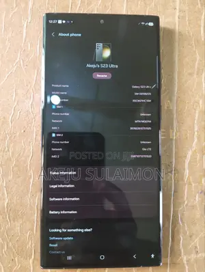 Samsung Galaxy S23 Ultra 512 GB Gray